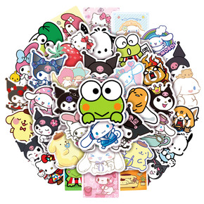 50 pieces hellokittyKT cat graffiti stickers scooter guitar water Cup trolley case PVC waterproof stickers