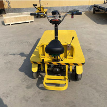 ✅电动四轮平板车转向灵活仓储物流搬运小手推车站驾骑行仓库搬运