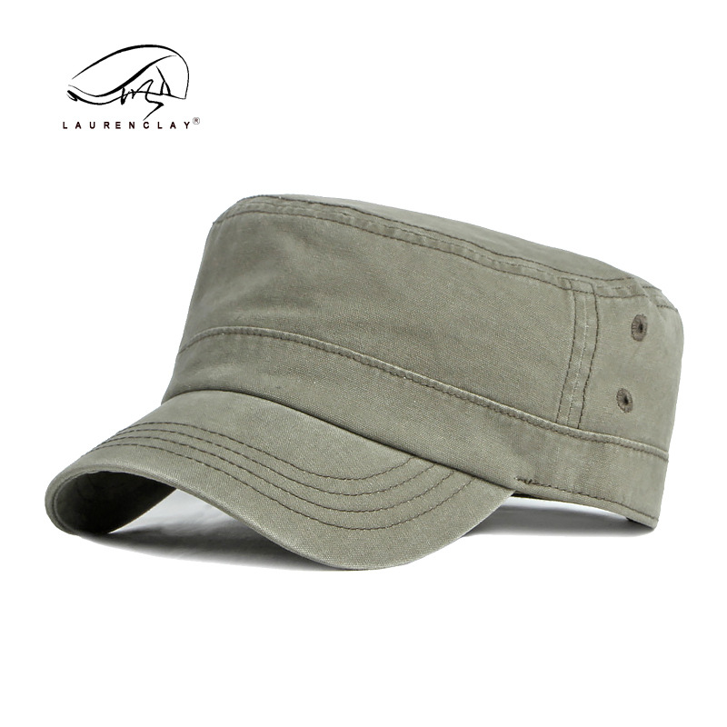 Sombrero de los hombres de primavera y verano fino lavado transpirable de algodón puro pico tapa los hombres británicos retro simple luz tablero tapa plana hombres