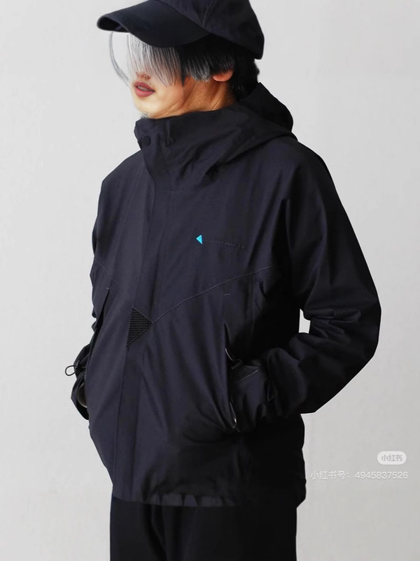 高品质跨境kl@ttermusen春新款户外登山轻量冲锋衣全压胶外套男女|undefined