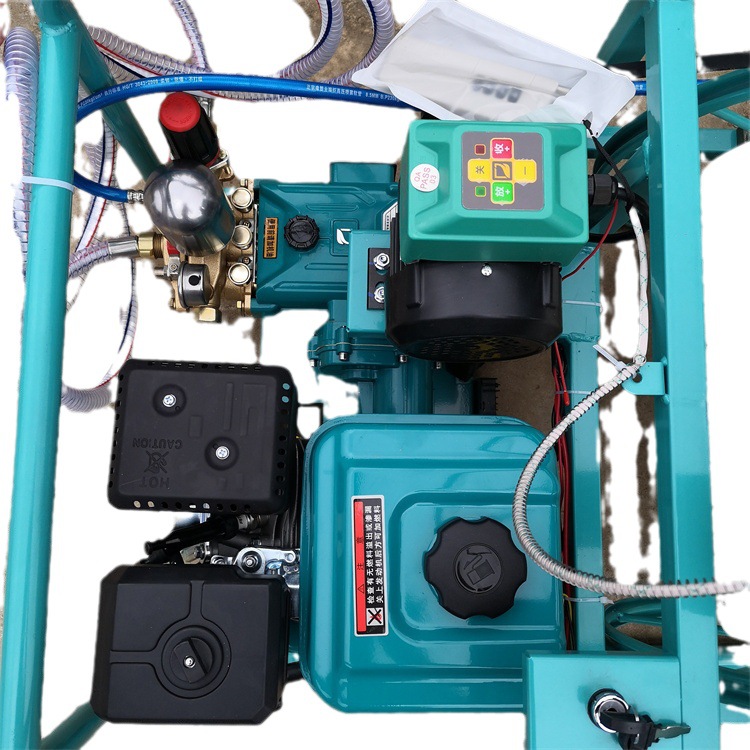 Jingdella tubular gasolina, control remoto automático, rociador de alta presión, rociador de insecticidas de bobina eléctrica de huerto de tierras de cultivo