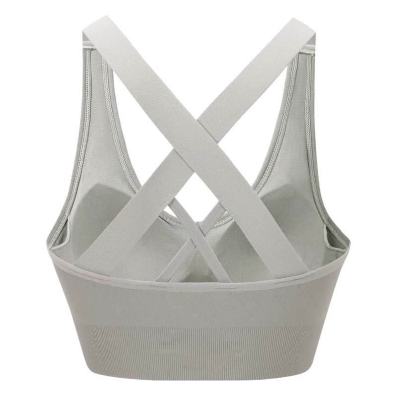 Европейское и американское Спортивное нижнее белье больших размеров с перекрестной спинкой, Женский беспроводной спортивный бюстгальтер для йоги и фитнеса, бюстгальтер больших размеров