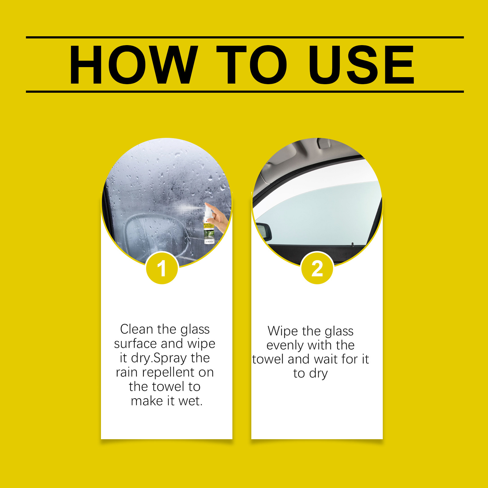 homonth Car Glass Anti-Rain Anti-Fog Cleaning Coating Agent Car Windshield Cleaning Anti-Rain Fog Spray