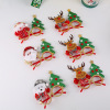 Cross border Europe and America Christmas ornament Christmas party manual diy Elk clown Eyeglass frame wholesale Manufactor Direct selling