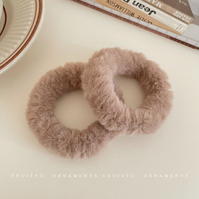 Anillo de cabello de intestino grande coreano para mujeres de alto nivel toallas cuadradas cuerdas de cabello de alta elasticidad y elásticas duraderas flojas flojas