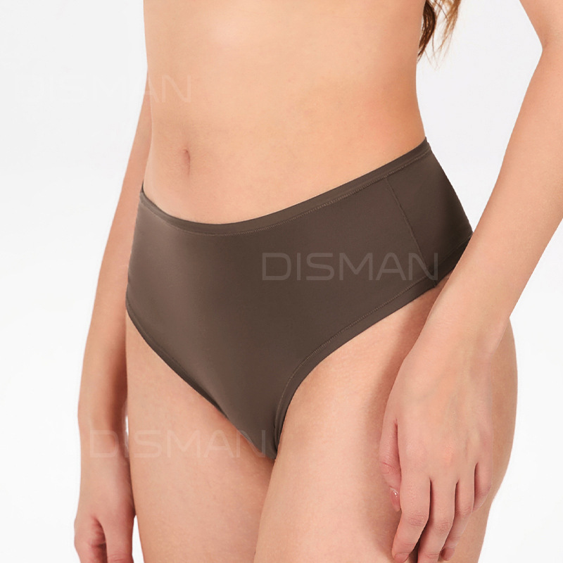 Skim Foreign Trade Liquid Foundation Triangle Panties for Women, Comfortable, Breathable, Seamless, Sports Yoga Fitness High-Waisted Thong