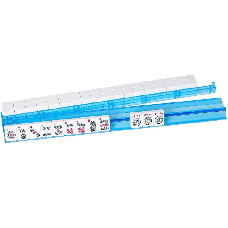 Amazon 17.71-Inch American-Style Mahjong Pusher, Mahjong Tile Shuffler, Multi-Color Mahjong Tile Organizer, Mahjong Rack