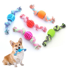 Pet Dog Toys Cotton Rope Double Knot Ball Durable Chew Toys for Oral Hygiene, Pet Toys that Won't Break Amazon