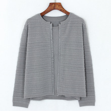 12针平纹起棱网眼正肩开衫背心两件套纯山羊绒流苏直筒针织套装女