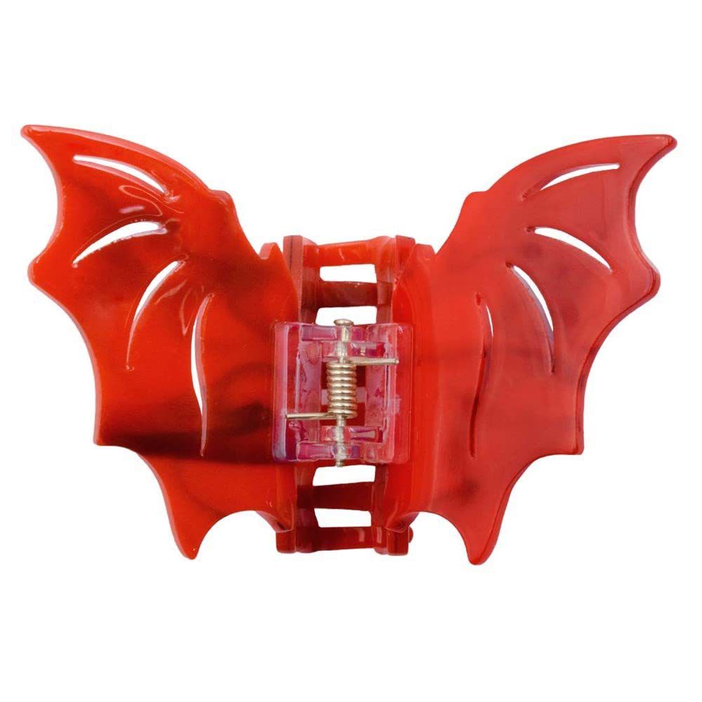 50g Weight Hair Claws Hair Accessories Type 1 Piece Quantity Holiday, Daily Occasion Acrylic Material Halloween Festival Bat Pattern Women's Gender Hollow Out Design Sweet, Cool Style Style Sweet Cool Style Women's Bat Arylic Hollow Out Hair Claws 11