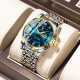Swiss brand new calendar waterproof luminous men's watch quartz watch live broadcast foreign trade popular one-piece delivery