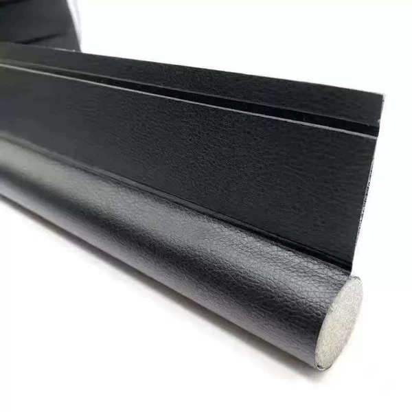 Single-sided leather style-black
