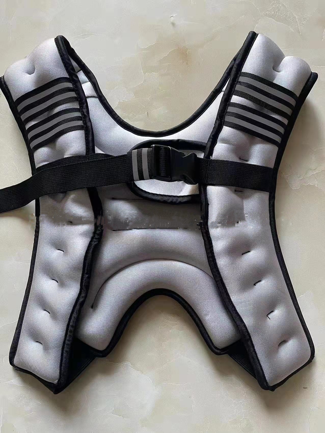 Arena de hierro ajustable para correr, chaleco de carga, chaleco, bolsa de arena, bolsa de arena, bolsa de arena, bolsa de arena invisible, suministros de fitness