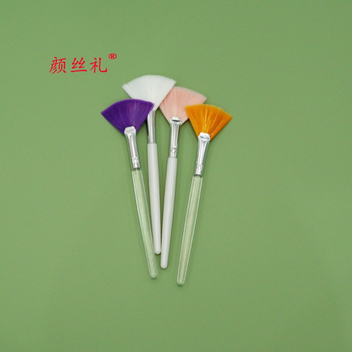 Fan-shaped brush single bag beauty fruit...