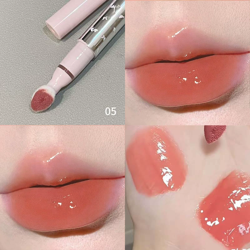 HERORANGE Moisturizing lip gloss, mirror effect, long-term effect, plump lips effect