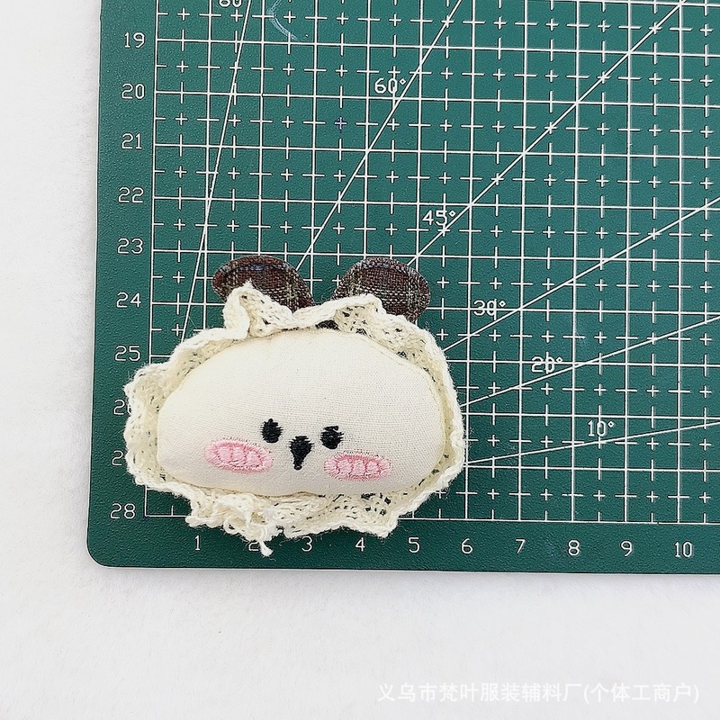 韩国卡通布艺手工冲棉DIY发饰发圈装饰衣服包包配饰服装辅料配件|undefined
