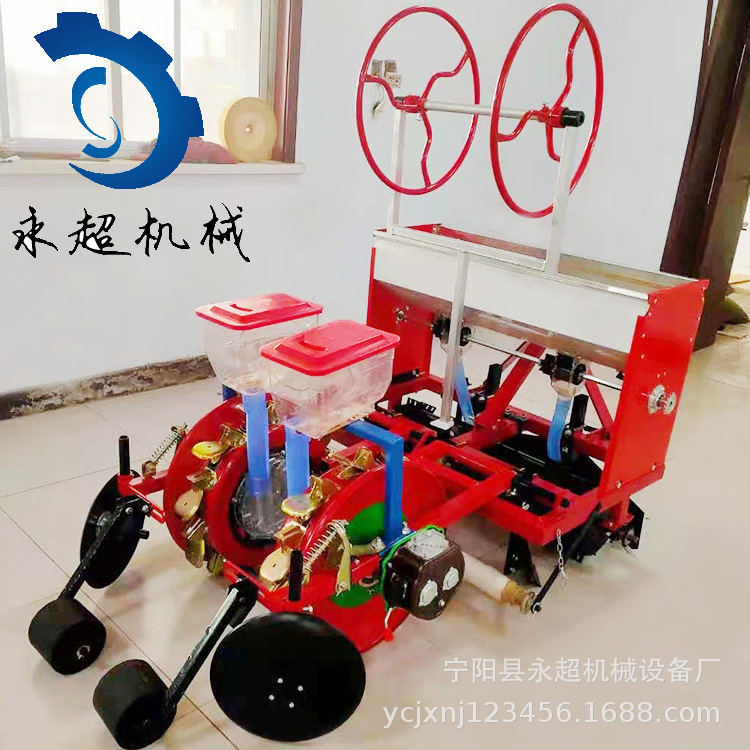 渭南拖拉机带玉米谷子播种机施肥膜上种植加滴灌喷药一体厂家直销