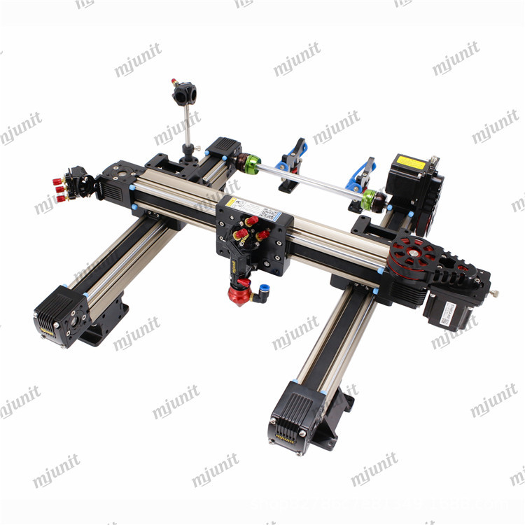 mjunit激光雕刻切割机五金件直线导轨单头双头机械传动结构件diy