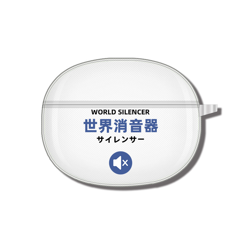 Adecuado para realme buds air3, funda para auriculares, funda protectora Bluetooth, carcasa suave transparente de TPU, patrón de impresión en color