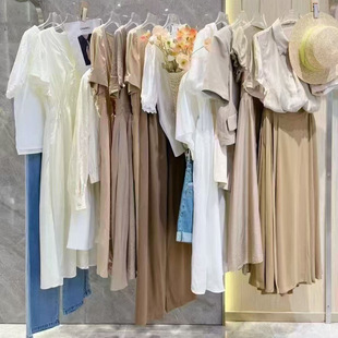 Levi's Brand Clearance 25 Summer Light Luxury Retro Commuter Elegant French Romantic Women's Clothing Discount Wholesale in Stock