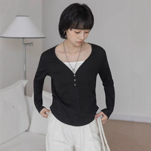 1018-171  GTNER｜双面磨毛假两件上衣882