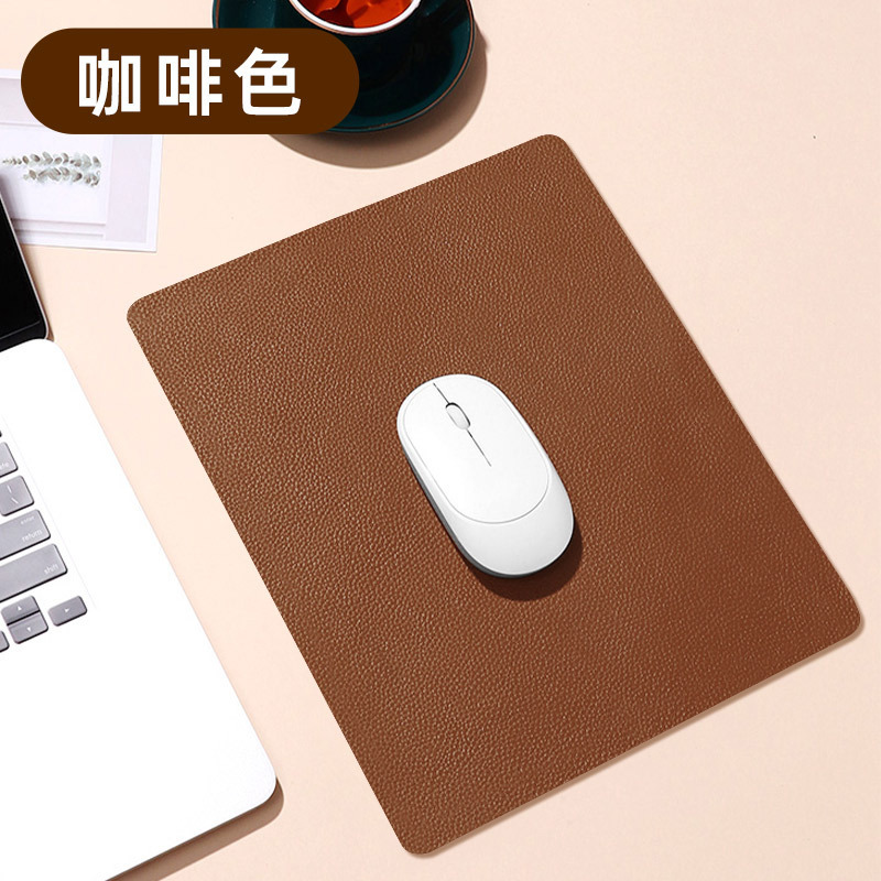 マウスパッドの小さいサイズのPU革のテーブルパッドのノートの字を書くデスクパッドの両面の皮質の純色は簡単に図に来てカスタマイズします。|undefined