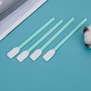 Industrial sponge head dust-free purification cotton swab laser lens purification sponge head pointed flat head PP rod lint-free