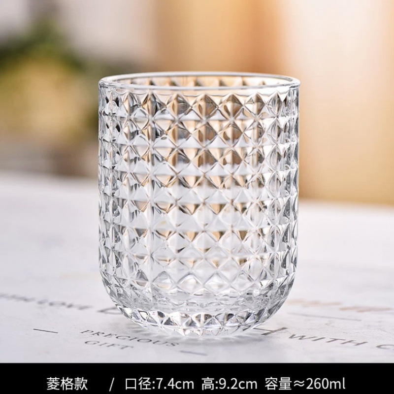 Gran por mayor cristal de diamante europeo tazas de vino tazas de champán tazas de helado tazas de hotel elegante utensilios domésticos tazas de agua