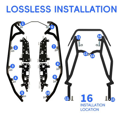 Suitable for Shengshi 150X crash: Motorcycle bumper