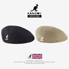 Kangol帽子カンガルーベレー帽女性英倫レトロスターと同じ夏の薄いメッシュ画家帽子男潮