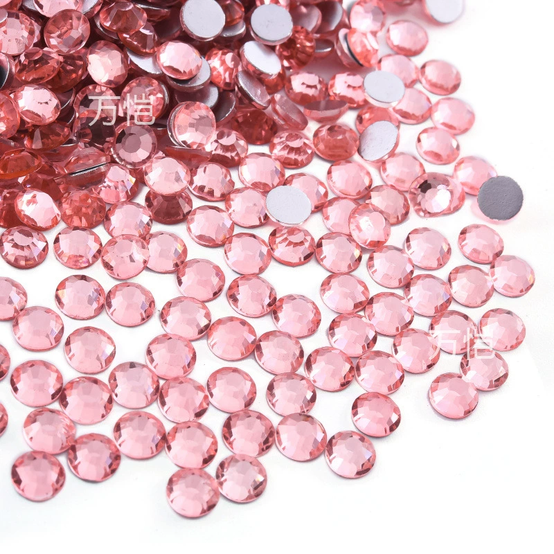 Розовый гальванизированный кристаллический стекло плоское дно бриллиант DIY rhinestone маникюр бриллиант чехол для телефона жесткий медведь rhinestone аксессуары ювелирные изделия