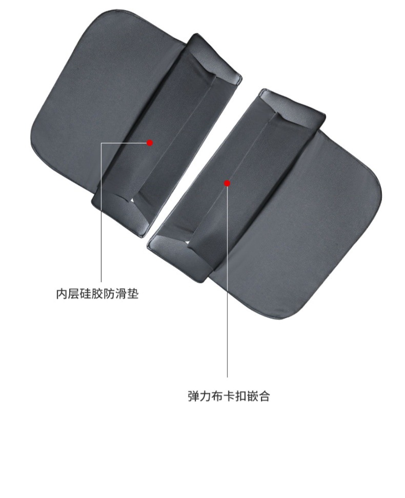 Suitable for Mercedes-Benz Armrest Box Protective Pad, Heightening Pad Cover, Mercedes E300L C2600L Decoration, 23Glc300L Accessories