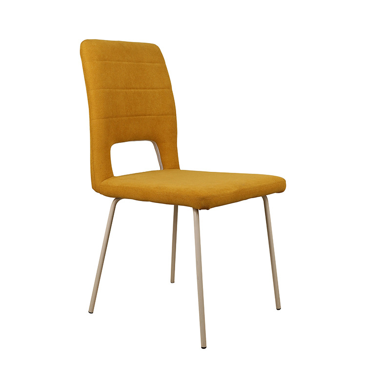 Silla de comedor nórdica, silla de respaldo simple, silla de comedor de lujo, silla de comedor de hotel, silla de mesa, taburete image 1