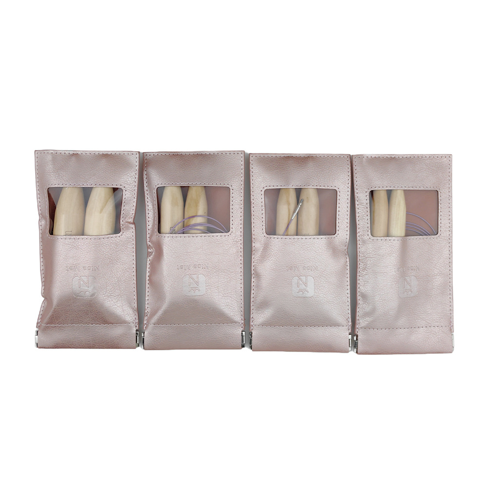 Herramientas de crochet transfronterizas aguja de madera gruesa aguja de suéter gruesa 15mm18mm20mm25mm selección de radio