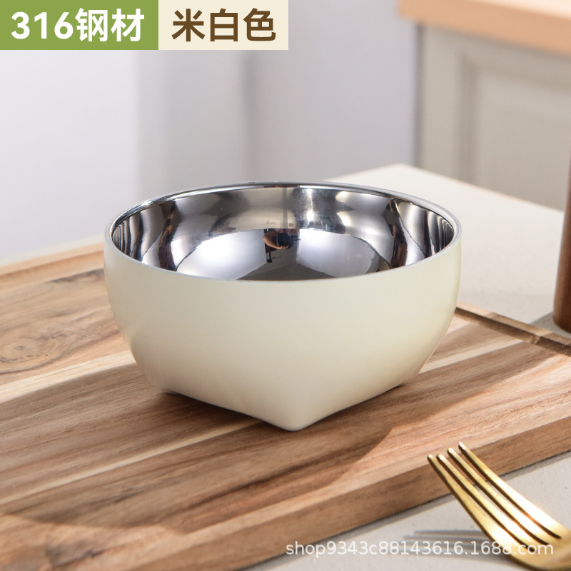 跨境316不锈钢饭盒上班族学生快餐杯饭缸便当餐盒食堂打饭碗|undefined
