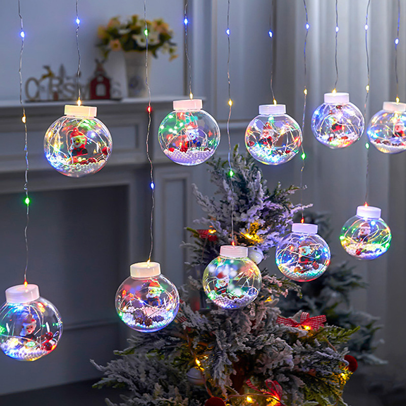 在庫ありLEDライトストリング クリスマス クリスマスカーテンライト 漫画風ライト フラッシュライト カラフルライト 寝室装飾|undefined