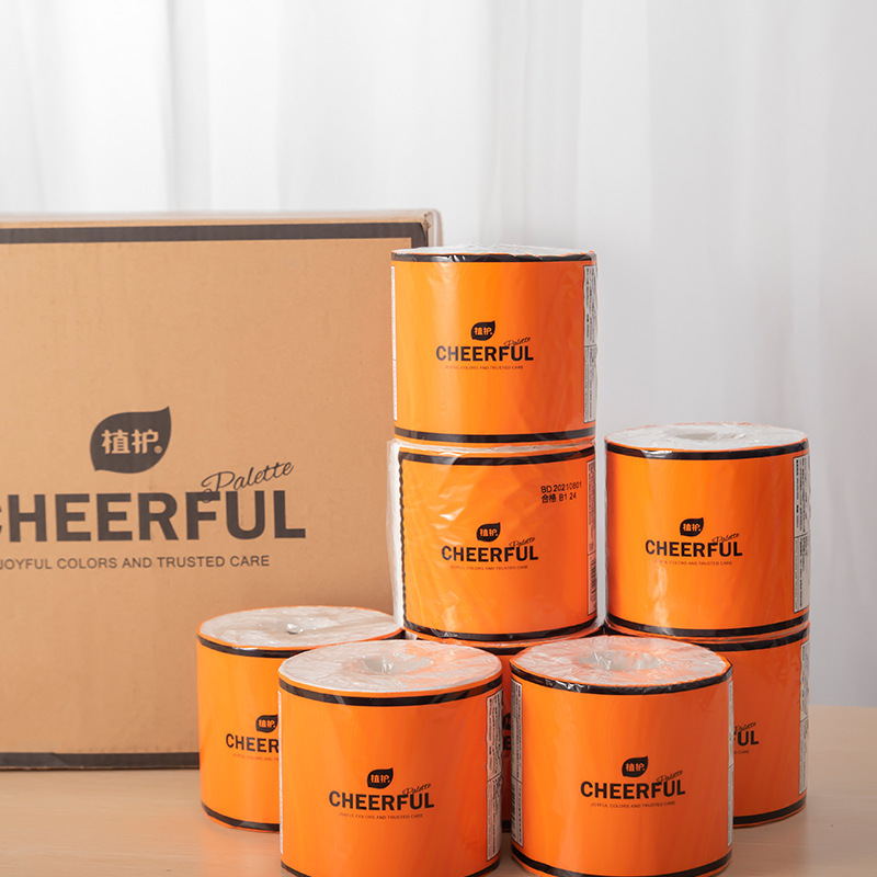 Plant-Protected Cored Roll Napkins 5-Layer 16 Rolls of Paper Towels Removable Household Toilet Paper One Piece Wholesale Delivery