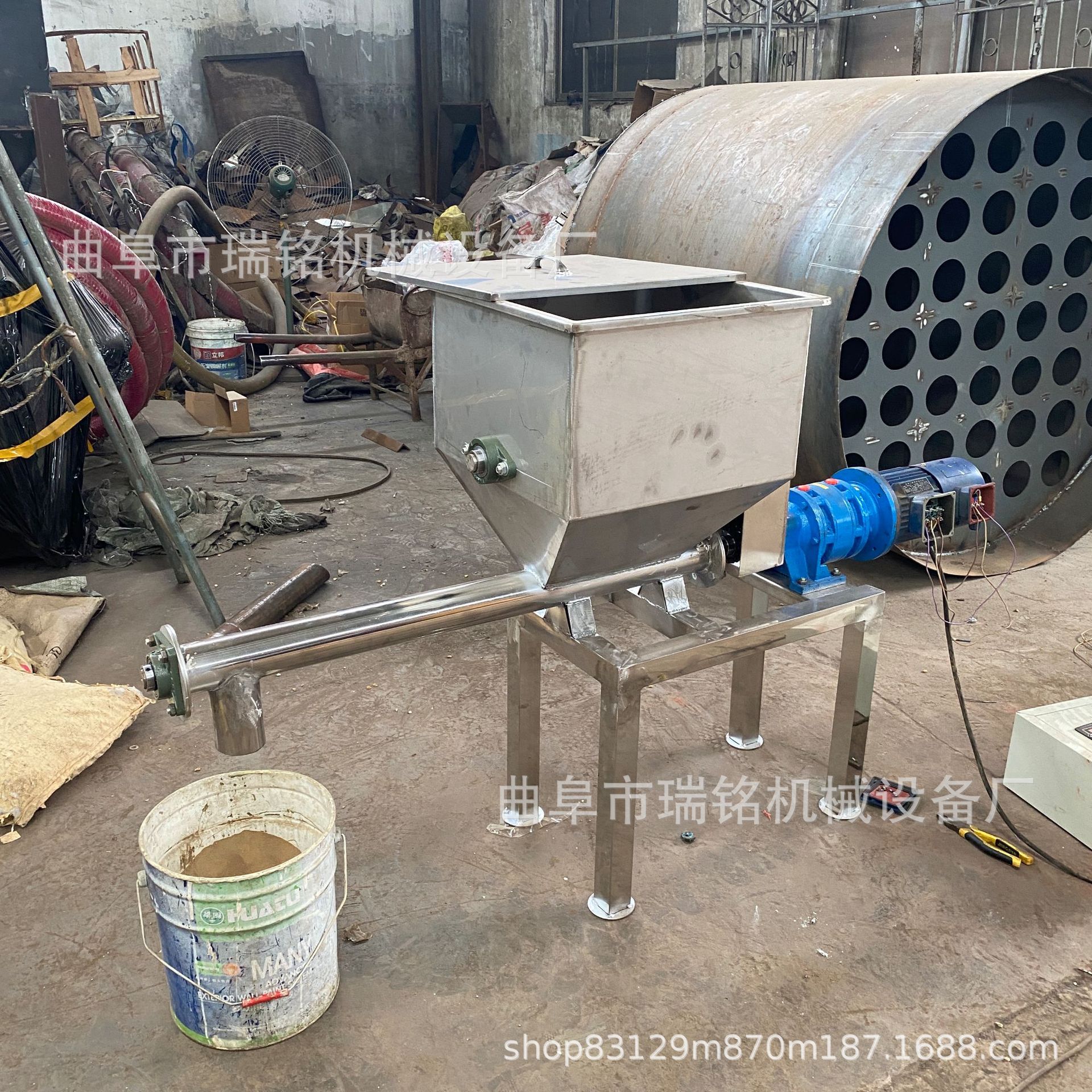 粮食粉状螺旋喂料机TGFFPP塑料颗粒提升上料机219U型输送机