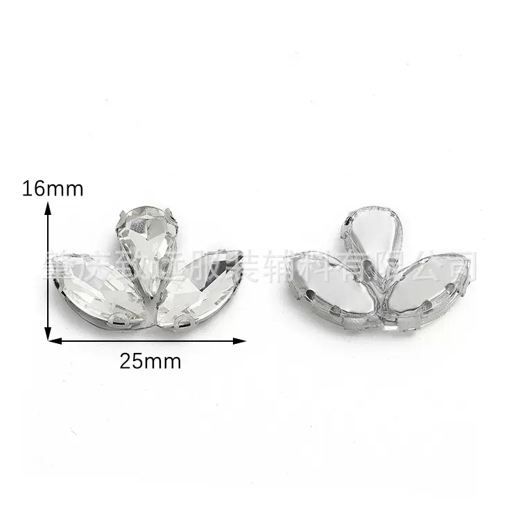 新款背胶玻璃钻适用于DIY衣领配饰服装辅料简约时尚手工制作