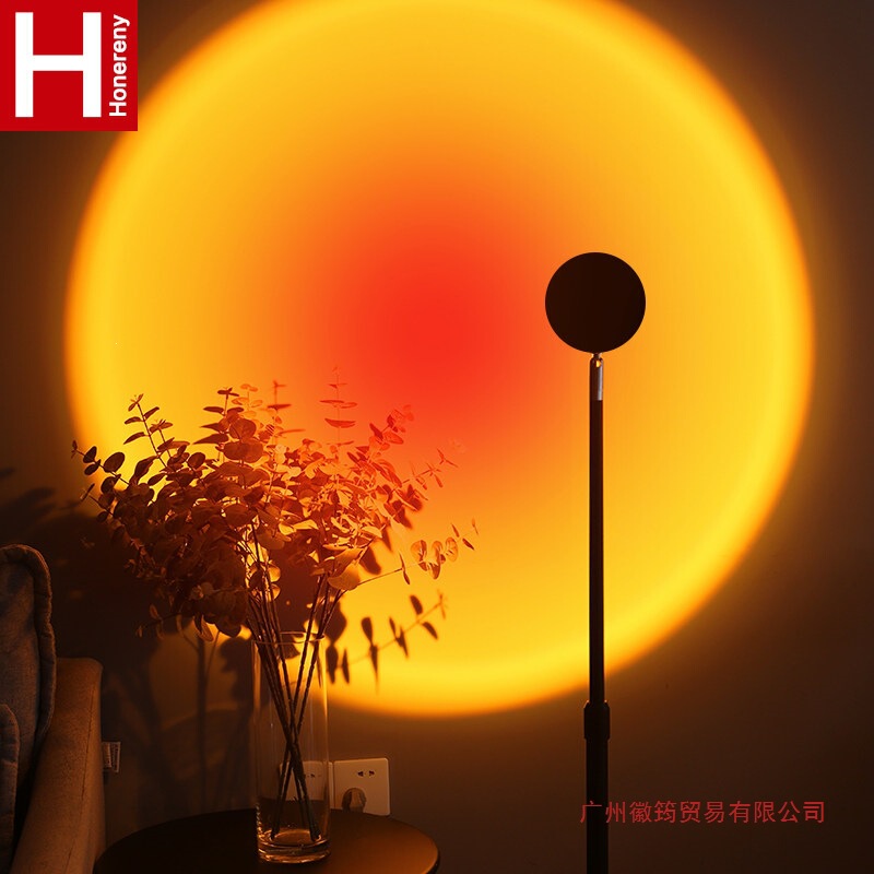 Sunset Lamp, Ambient Light, Night Light, Bedside Sunset Lamp, Photography Fill Light, Internet-Famous Bedroom Sunset Lamp Projection Sunset Lamp, Ambient Light, Night Light, Bedside Sunset Lamp, Photography Fill Light, Internet-Famous Bedroom Sunset Lamp Projection