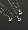 Small design jewelry, fresh necklace from pearl, suitable for import, flowered