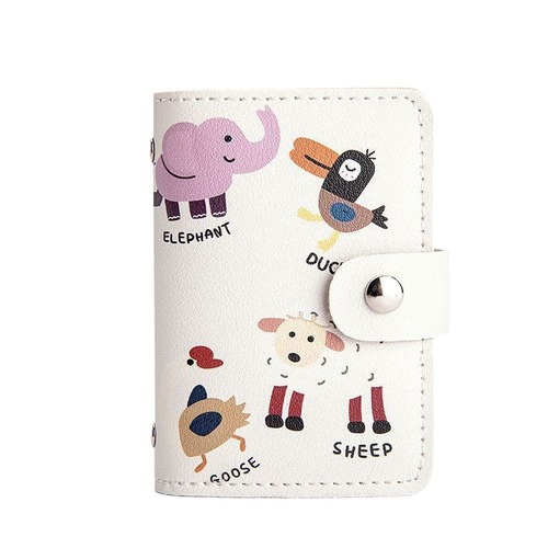 New Cute Cartoon Creative Card Holder, Compact and Portable, Large Capacity with Multiple Card Slots, Anti-Magnetic Student Card Case, Wholesale for Women