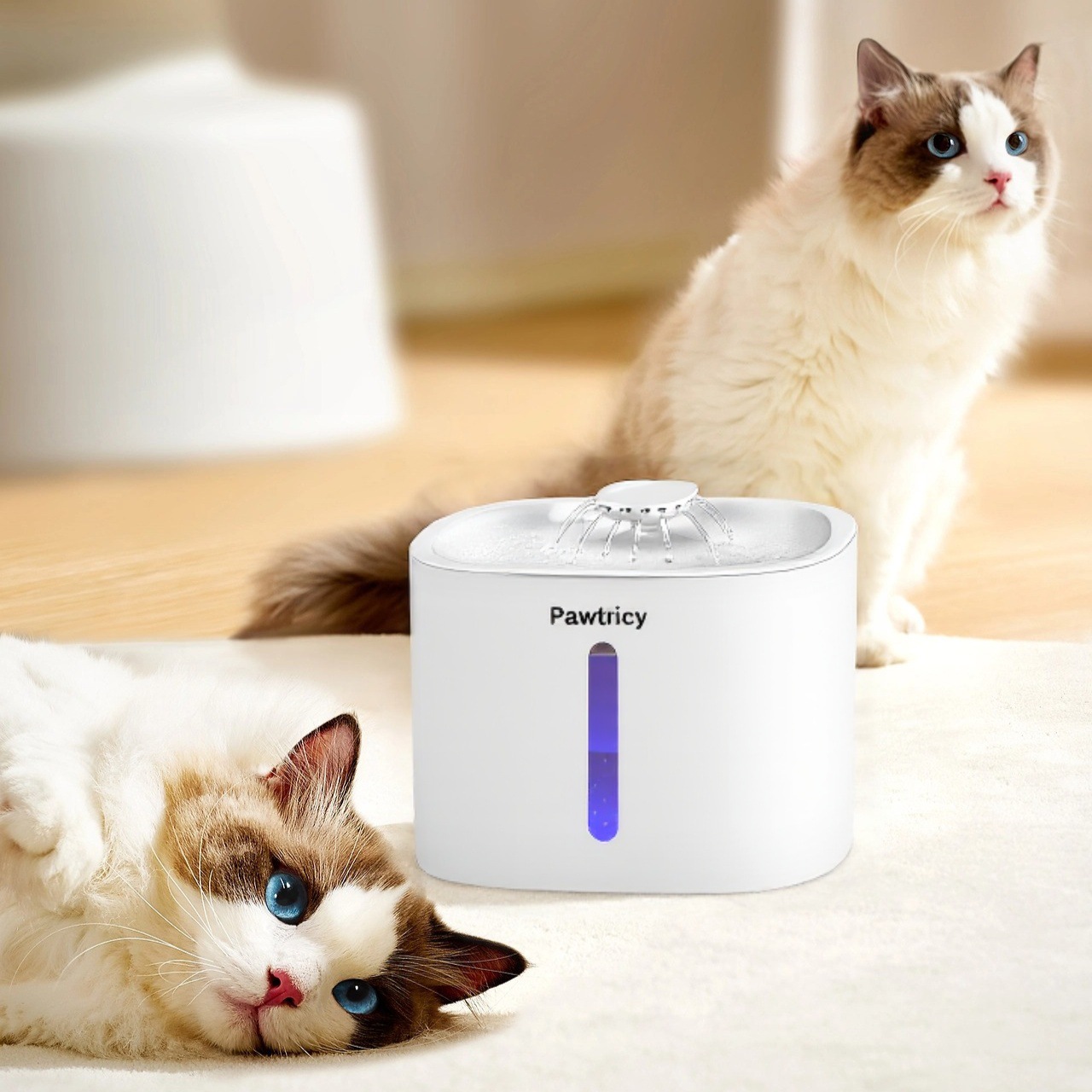 Dispensador de agua inteligente para mascotas de 3L para gatos, filtro de agua circulante con sensor automático, bebedero silencioso, venta al por mayor transfronteriza