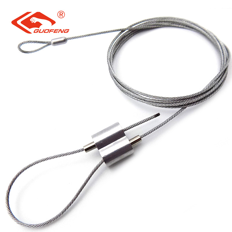 Suministrados directamente del fabricante, cierres de alambre ajustables de dos vías, abrazaderas de alambre ajustables en forma de ocho, hebillas de bloqueo, accesorios para colgar luminarias LED.