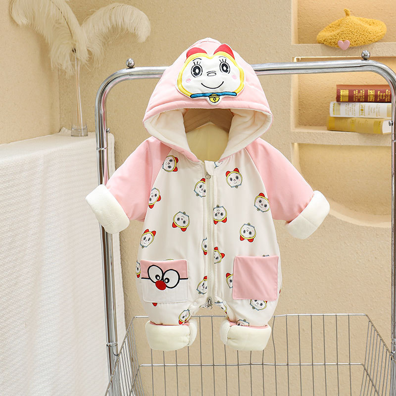 Rosa (l2480202 jingle cat con capucha acolchado de una pieza)