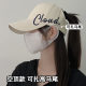 High horsetail with empty top baseball cap for women's summer outdoor sports running sunscreen cap cap for small face