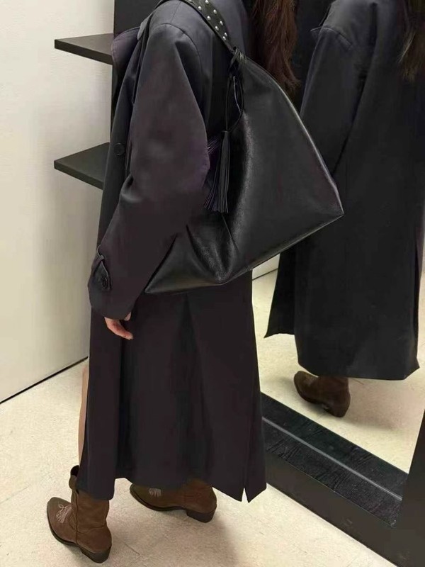 跨境秋冬季复古高级感小包包女2025新款豹纹百搭托特包单肩腋下包|undefined