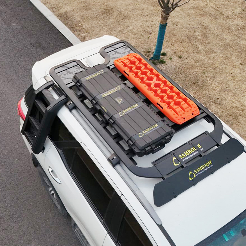 Rooftop Luggage Rack Ladder, Roof Crossbars, Luggage Frame, Off-Road Modification Parts, Expandable Roof Platform
