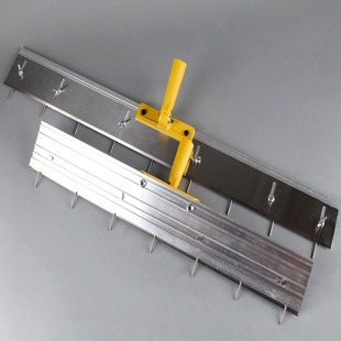 Gypsum-based self-leveling rake long rake adjustable tooth rake 2cm 3cm high tooth cement self-leveling tool