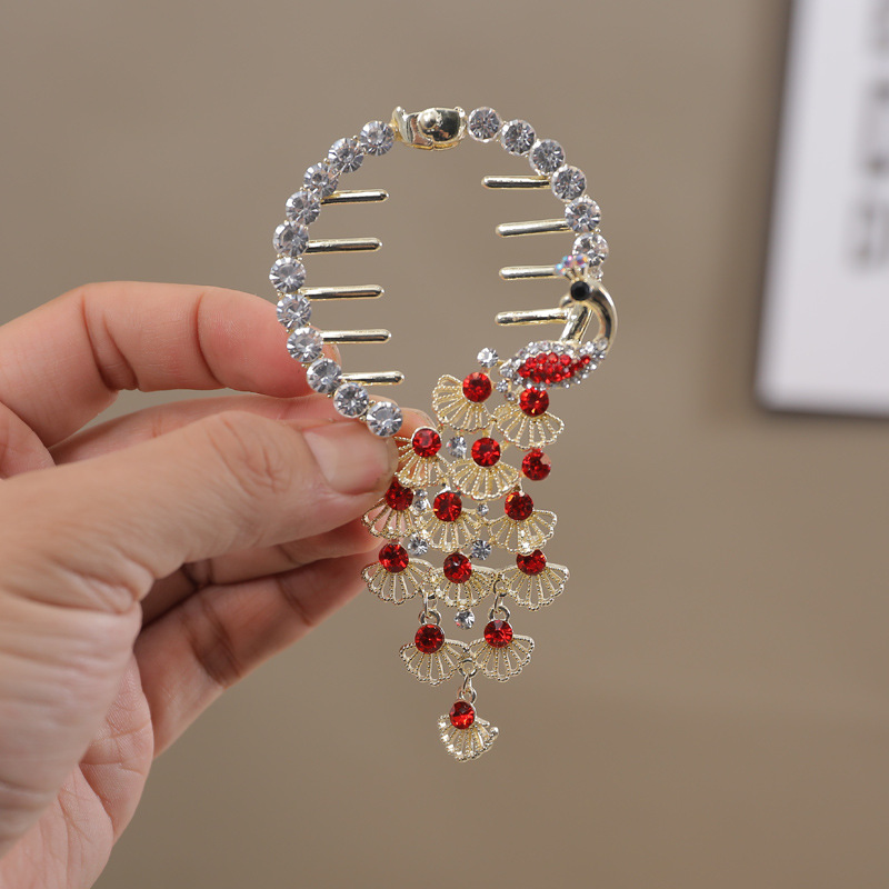 Bolas DE LOS NIÑOS clip de pelo de alta Cola de Caballo temperamento espalda Cabeza chica horquilla updo artefacto hembra Cola de Caballo hebilla tocado